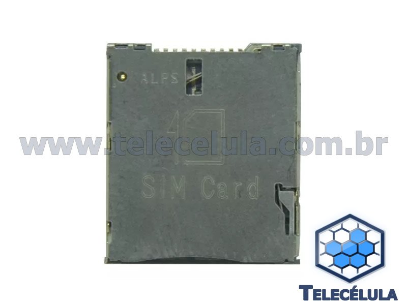 Sem Imagem - CONECTOR DE SIM CARD SLOT SIM CARD ZENFONE 4 A400CG ORIGINAL