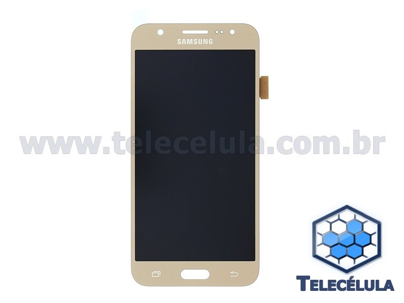 Sem Imagem - DISPLAY LCD TELA TOUCH SAMSUNG J5 SM-J500M/DS J500 ORIGINAL DOURADO