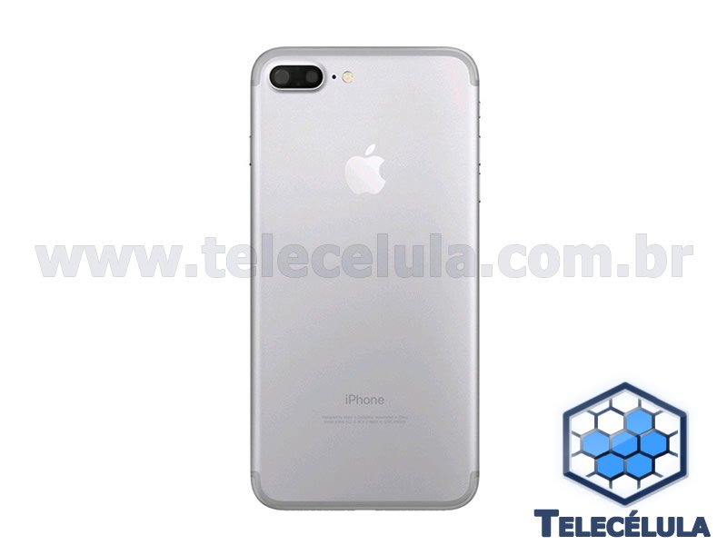 Sem Imagem - BACK HOUSING IPHONE 7 PLUS CINZA ORIGINAL A1661 COM FLEX POWER, VOLUME, BATERIA, VIBRA, CAMPAINHA