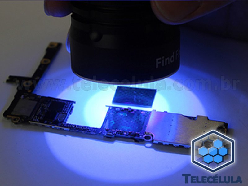 Sem Imagem - KIT EFIX BGA REPARAR A MSCARA DE SOLDA DA PCB, USANDO COLA UV COMPATVEL COM IPHONE E IPAD