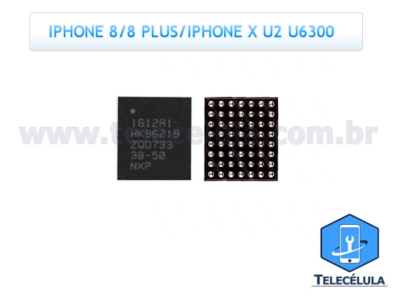 Sem Imagem - CIRCUITO INTEGRADO HYDRA, TRISTAR 1612A1 PARA IPHONE 8, 8 P, X, XR, XS, XS MAX, 11, 11 PRO, 11 P MAX