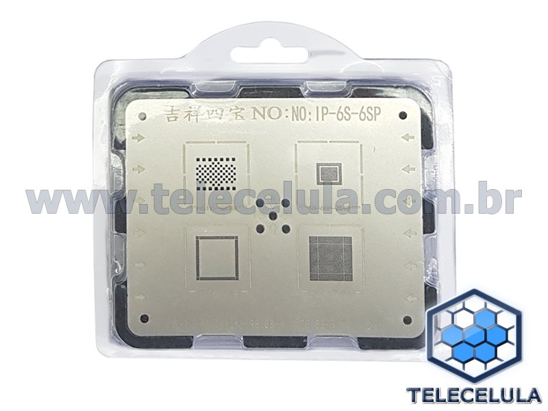 Sem Imagem - STENCIL 3D DE RETRABALHO CPU A9, SRAM, NAND E PM PARA REBALLING EM IPHONES 6S E 6S PLUS, 6SPLUS