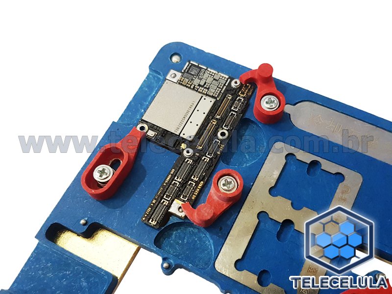 Sem Imagem - BASE DE SOLDA RESISTENTE GS-25 ALTA TEMPERATURA SUPORTE PARA RETRABALHOS EM PCB E BGA IPHONE X - A11