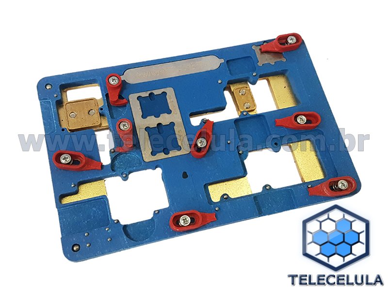 Sem Imagem - BASE DE SOLDA RESISTENTE GS-25 ALTA TEMPERATURA SUPORTE PARA RETRABALHOS EM PCB E BGA IPHONE X - A11