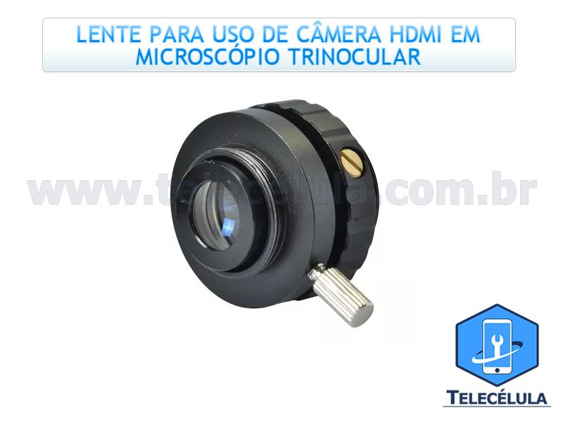 Sem Imagem - ADAPTADOR DE LENTE PARA CMERA HDMI SZMCTV 1/3 PARA MICROSCPIO KAISI OU COMPATVEL SRIE 37045A