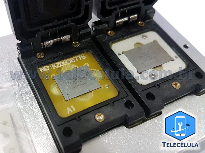 Sem Imagem - GRAVADORA DE NAND DUPLA IP BOX SOQUETE LGA-60 E LGA-70 PARA IPHONES 5, 5C, 5S, 6, 6P, 6S, 6SP, 7, 7P