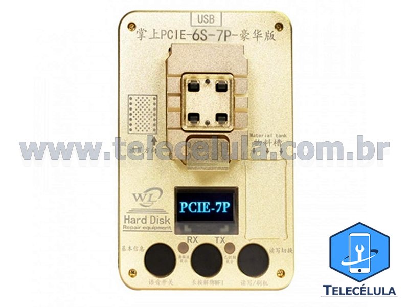 Sem Imagem - GRAVADOR WL NAND LGA-70 PARA IPHONE SE, 6S, 6S PLUS, 7, 7 PLUS, IPAD PRO PROGRAMADOR WL