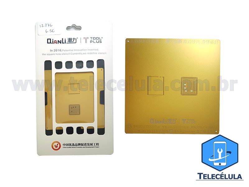 Sem Imagem - GOLD STENCIL QIANLI MODELO 3D CPU A10 REBALLING COMPATVEL IPHONE 7, 7P PROFISSIONAL