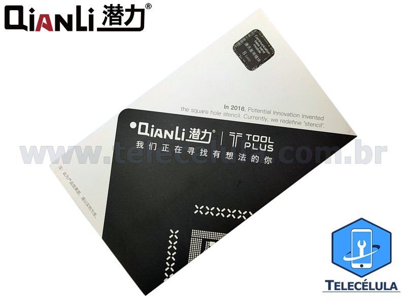 Sem Imagem - BLACK STENCIL QIANLI IBLACK NORMAL BASEBAND REBALLING COMPATVEL IPHONE 8, 8P, X - S450