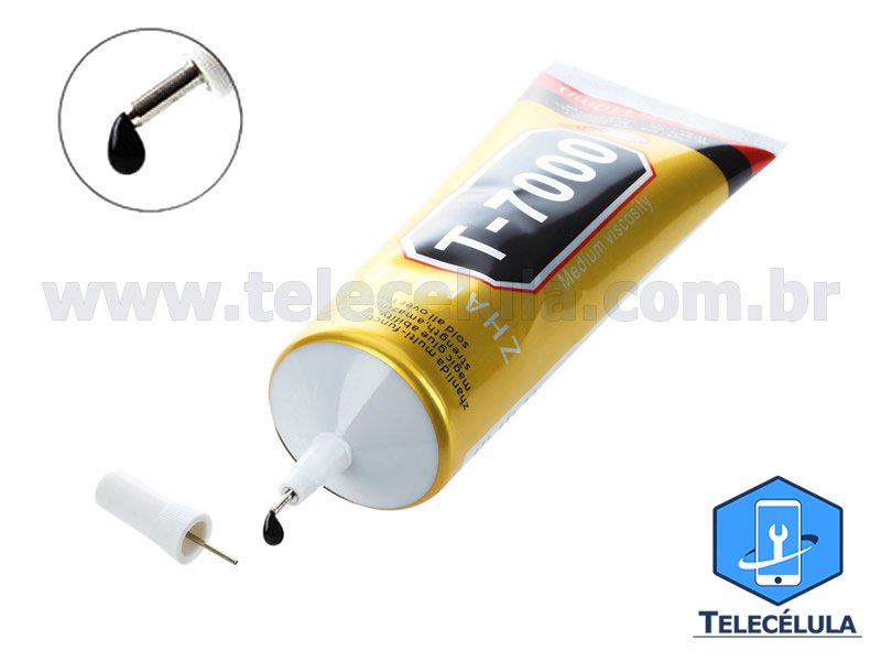 Sem Imagem - COLA MULTIUSO T-7000, T7000 110ML - 90 GRAMAS PRETA PARA COLAR TOUCH, VISOR, HOUSING ETC...