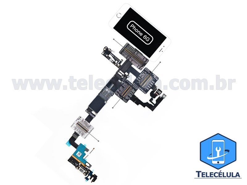 Sem Imagem - FLEX CABLE DE TESTE IBRIDGE QIANLI PARA IPHONE 6 4.7 ORIGINAL TELECLULA OFICIAL RESSELER