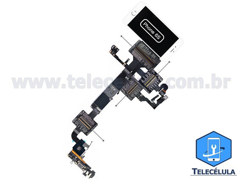 Sem Imagem - FLEX CABLE DE TESTE IBRIDGE QIANLI PARA IPHONE 6S - 4.7 ORIGINAL TELECLULA OFICIAL RESSELER