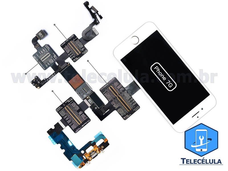 Sem Imagem - FLEX CABLE DE TESTE IBRIDGE QIANLI PARA IPHONE 7 - 4.7 ORIGINAL TELECLULA OFICIAL RESSELER