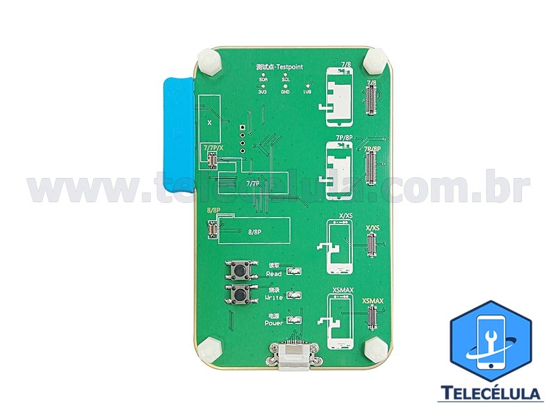 Sem Imagem - JC MDULO REPARO FALHAS SENSOR DE LUZ, TOUCH, VIBRA PARA APPLE IPHONE 7, 7P, 8, 8P, X, XR, XS