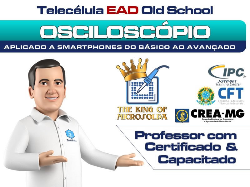 Sem Imagem - TREINAMENTO A DISTNCIA EAD DSO OSCILOSCPIO BSICO E AVANADO IPHONE E CERTIFICADO