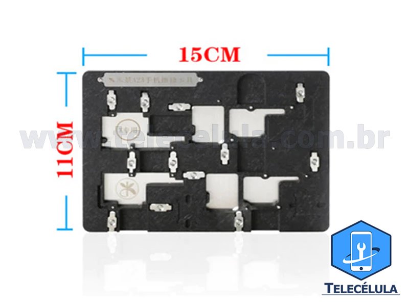 Sem Imagem - SUPORTE PCB BGA MIJING A23 IPHONE X COM ALTA RESISTNCIA A TEMPERATURA E STENCIL BGA PCB