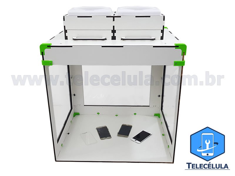 Sem Imagem - CLEAN ROOM TELECLULA 110V AMBIENTE LIVRE DE POEIRA PARA MONTAGEM E RETRABALHO TELAS LCD E TOUCH OCA