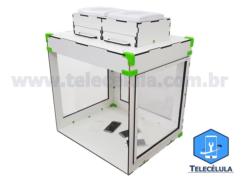 Sem Imagem - CLEAN ROOM TELECLULA 110V AMBIENTE LIVRE DE POEIRA PARA MONTAGEM E RETRABALHO TELAS LCD E TOUCH OCA