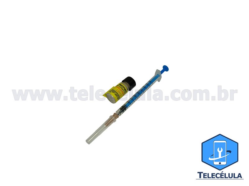 Sem Imagem - TINTA CONDUTIVA PRATA 100% 1-ML MECHANIC DJ912 SMARTPHONES EM GERAL, IPHONE, SAMSUNG