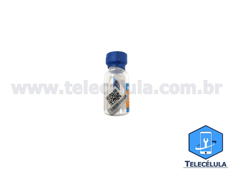 Sem Imagem - SOLDA EM ESFERAS MECHANIC PARA REBALLING COM CHUMBO E ESTANHO 63/37 SOLDER BALL 0,25MM E 10.000 PS