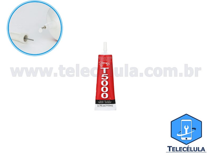 Sem Imagem - COLA MULTIUSO T5000, T-5000 110 ML BRANCA VISCOSIDADE MDIA PARA COLAR TOUCH, VISOR, HOUSING ETC...