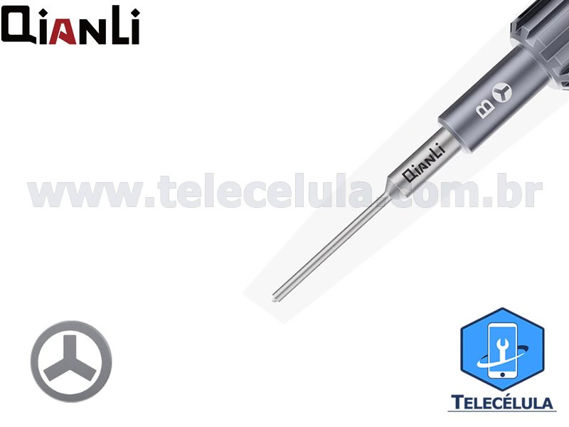 Sem Imagem - ITHOR QIANLI 3D - B - TRI POINT (Y) 0.6 X 25MM PARA IPHONE 7, 7 P, 8, 8 P, X, XR, XS M PROFISSIONAL