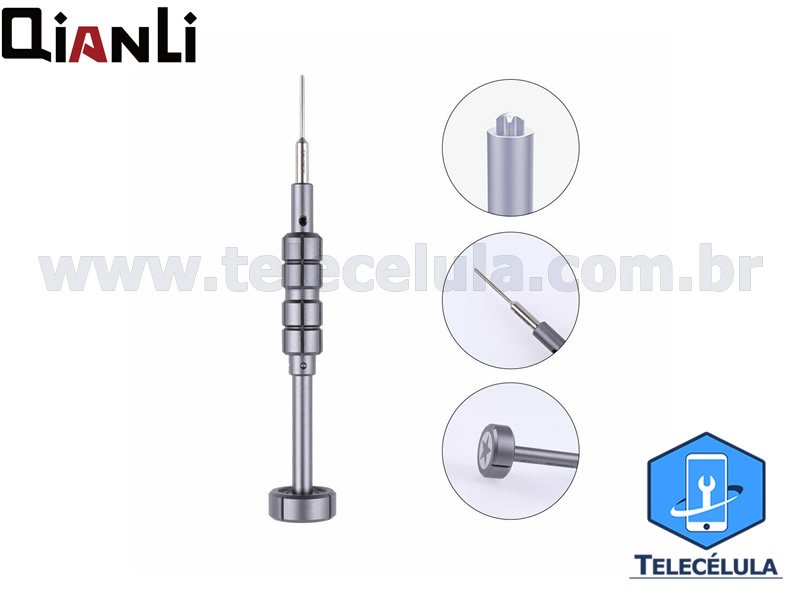 Sem Imagem - ITHOR QIANLI 3D - C - PENTALOBE 0.8MM  X 25MM PARA IPHONE 7, 7 P, 8, 8 P, X, XR, XS M PROFISSIONAL