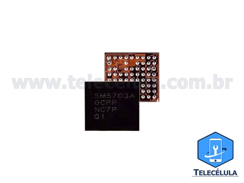 Sem Imagem - CI CONTROLADOR DE CARGA SM5703A, SM5703, 5703A SAMSUNG J5, J7, A8 ORIGINAL