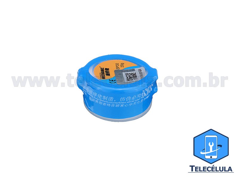 Sem Imagem - SOLDA EM PASTA, 183 GRAUS (CHUMBO SN-PB) BGA REBALLING MECHANIC XGSP-30 COM 20 GRAMAS