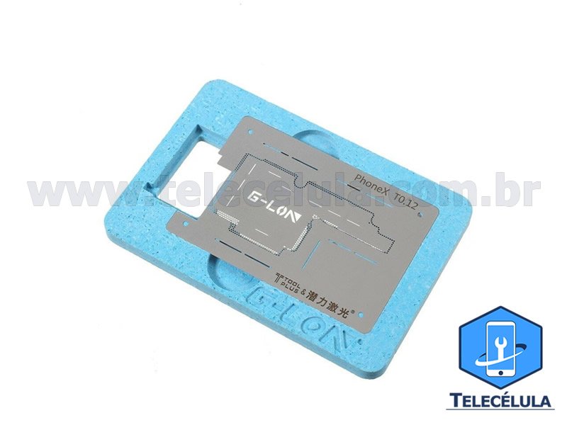 Sem Imagem - MESA REBALLING IPHONE X STENCIL RESISTENTES A TEMPERATURA G-LON T0.12