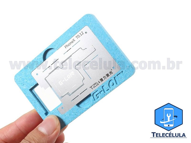 Sem Imagem - MESA REBALLING IPHONE X STENCIL RESISTENTES A TEMPERATURA G-LON T0.12