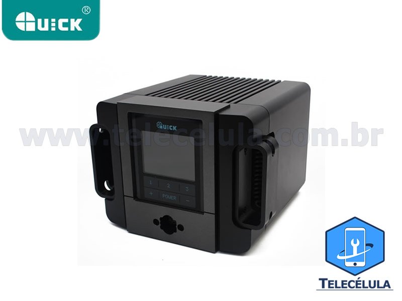 Sem Imagem - ESTA��O SOLDA AR QUENTE AJUST�VEL DIGITAL QUICK TR1100 PROFISSIONAL 3 CANAIS PROGRAM�VEIS ESD - 220V