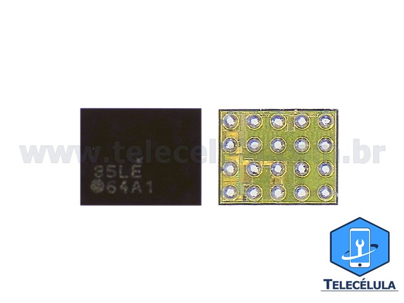 Sem Imagem - CI CONTROLADOR LED STROBE DRIVER LED FLASH PARA APPLE IPHONE 6S, 6S PLUS LM3564A1TMX 35LE 54A1 U3300