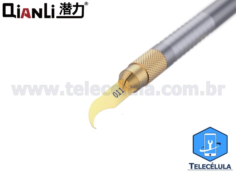 Sem Imagem - KIT DE LMINAS QIANLI 011 PARA RETRABALHO COM CPU- BGA REMOVER RESINA (16 EM 1)