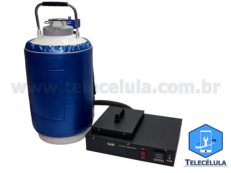 Sem Imagem - SEPARADORA PROFISSIONAL DE LCD, EDGE DO VIDRO FS-06  NITROGNIO LIQUIDO 10L, CILINDRO RECARREGVEL!