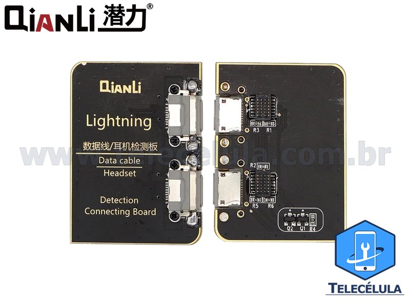 Sem Imagem - PLACA ADICIONAL PARA ICOPY PLUS VERSO 2, CABOS DE DADOS E75 LIGHTNING E FONE (COMPATVEL VERSO 2)!