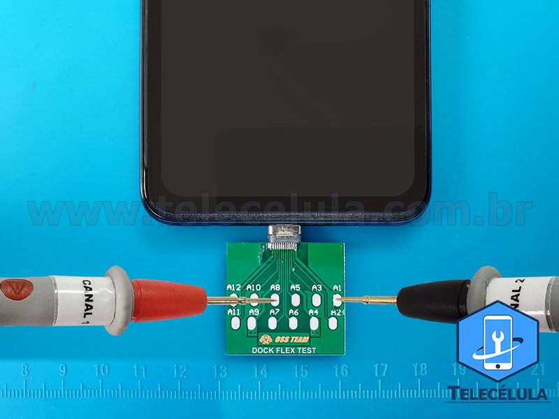 Sem Imagem - ANDROID DOCK TC TEST USB-C PLACA PARA ANLISE DE FALHAS ANDROID PELO SMB E SMARTCURV