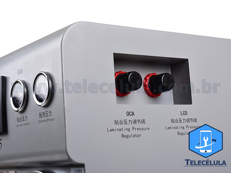 Sem Imagem - MQUINA LAMINADORA DE OCA E TIRA BOLHAS (2 EM 1) MODELO X5 SUPORTA EDGE UYUE - 220VOLTS, 1000W