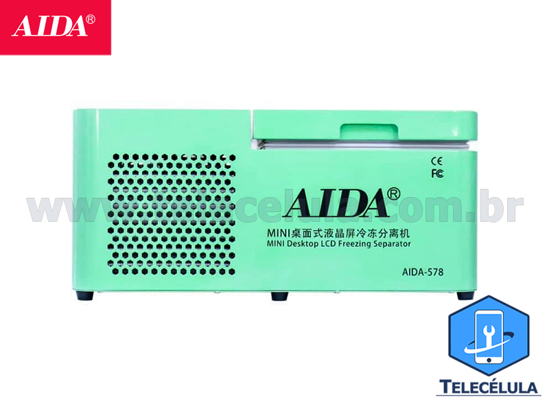 Sem Imagem - MINI FREEZER ELTRICO AIDA 578 SEPARADOR PROFISSIONAL DE DISPLAY EDGE OLED E LCD 220V