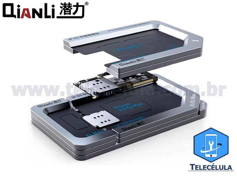 Sem Imagem - MESA IREBALL IP-01 PROFISSIONAL MAGNTICA PARA IPHONE SERIES X, XS, XS MAX STENCIL QIANLI