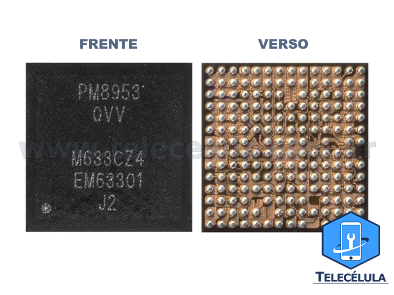 Sem Imagem - CIRCUITO INTEGRADO POWER MANAGER PM8953 COMPATVEL SAM A02S A11 A20S MOTO G5 G6 G7 REDMI 5/7 NOTE 4