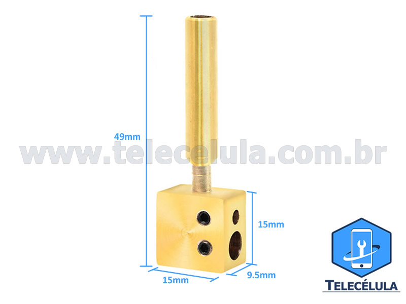 Sem Imagem - PONTAS DE SOLDA MINI ADAPTADOR DE PLATAFORMA DE AQUECIMENTO COBRE PARA JBC C210 C245 936 T12 TS1200