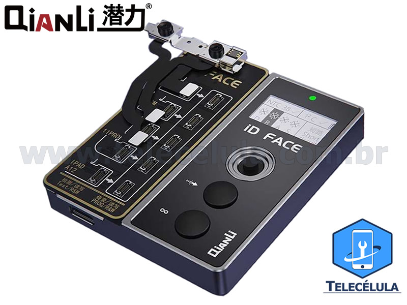 Sem Imagem - QIANLI ID FACE PARA REPARO DOT PROJECTOR SUPORTA IPHONES X, XS, XR, XSMAX, 11, 11 PRO, 11 PRO MAX