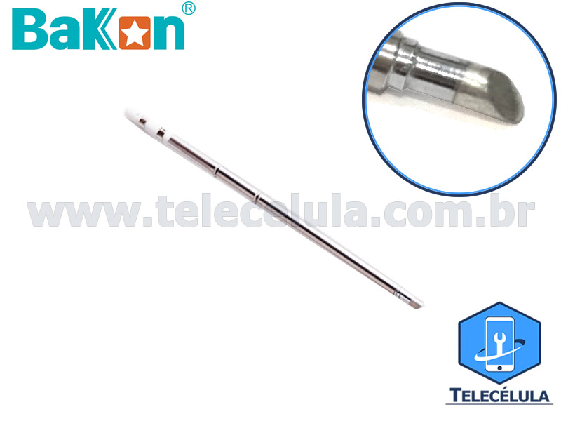 Sem Imagem - PONTA COM RESISTNCIA BAKON 950D T13 C4, T13-C4 ORIGINAL, IDELA PARA REMOVER CIRCUITO INTEGRADO