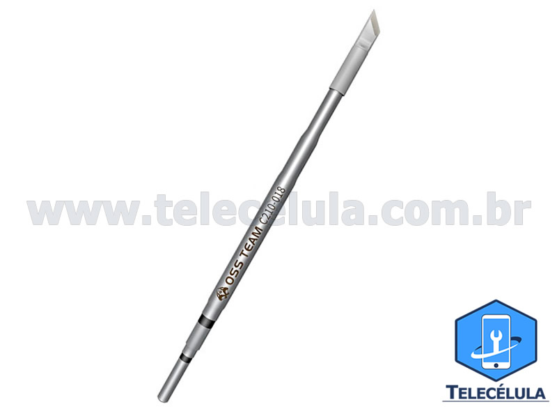 Sem Imagem - PONTA FERRO SOLDA C210-018 / C210C-SK FACA MECHANIC/ OSS TEAM COMPATVEL JBC C210, GVM, SUGON T26
