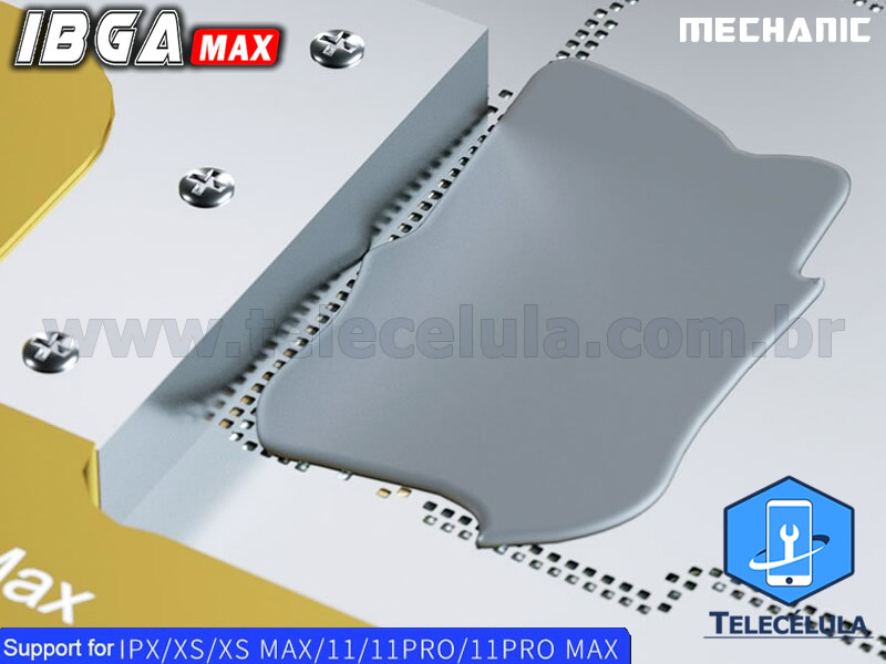 Sem Imagem - MESA IBGA MAX REBALLING MECHANIC MAGNTICA APPLE IPHONE X, XS, XS MAX 11, 11 PRO,11 PRO MAX