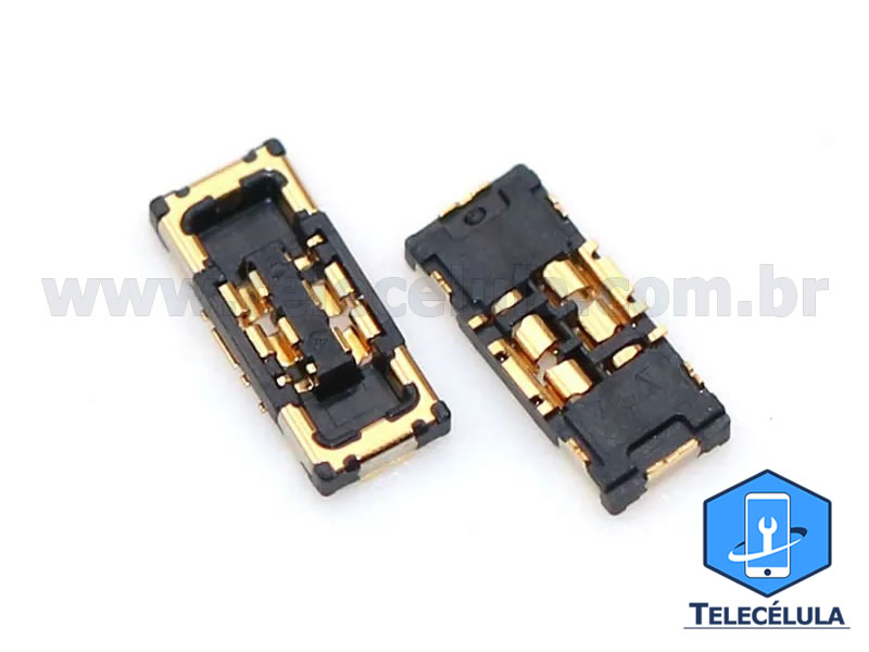 Sem Imagem - CONECTOR FPC BATERIA DA PLACA PARA IPHONE 8, 8 PLUS, X , XS , XS MAX