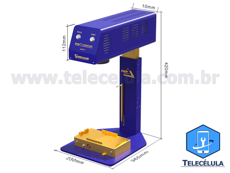 Sem Imagem - LANAMENTO ILASER MINI ULTRA MECHANIC 110V/220V PARA REMOVER VIDRO TRASEIRO DOS SMARTPHONES