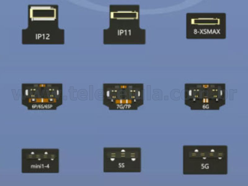 Sem Imagem - NOVO CABO IP POWER IP9 IPHONES 5 AO 12 PRO MAX