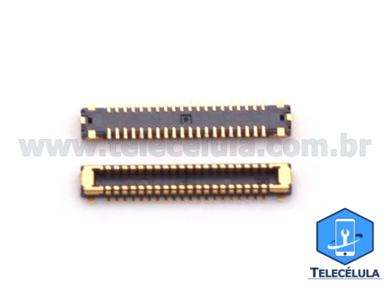 Sem Imagem - CONECTOR FPC ON USB BOARD 40 PINOS SAMSUNG